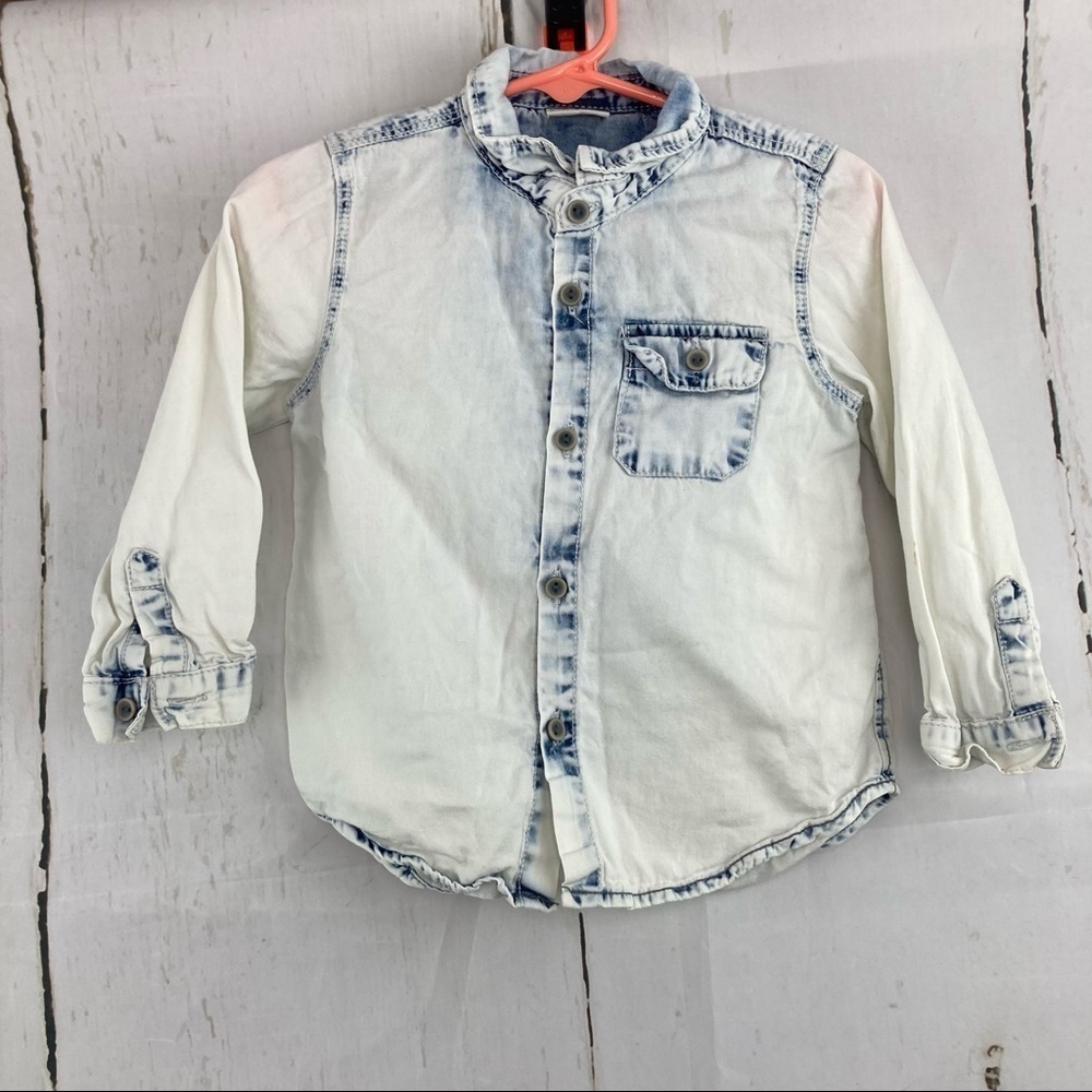 Zara faded Demond button down shirt